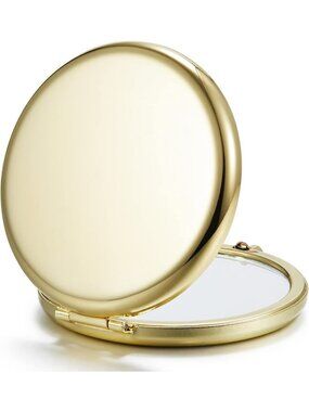 6-Piece Compact Mirror Set - Double-Sided, Portable, Travel-Friendly, Purse